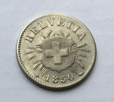 1850 5 Rappen -unz