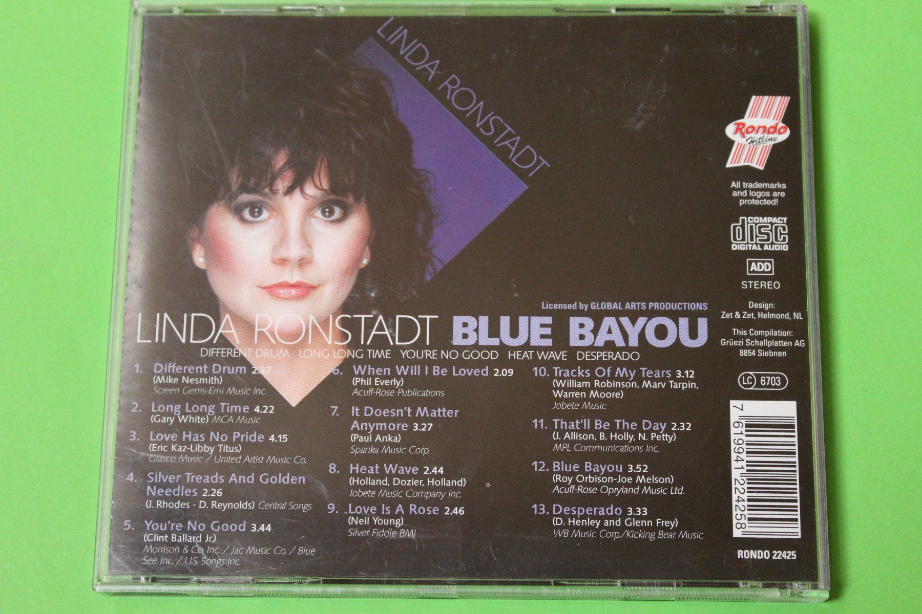 CDs: LINDA RONSTADT - BLUE BAYOU CD – Gebraucht aus Tübach von JamesStone 2