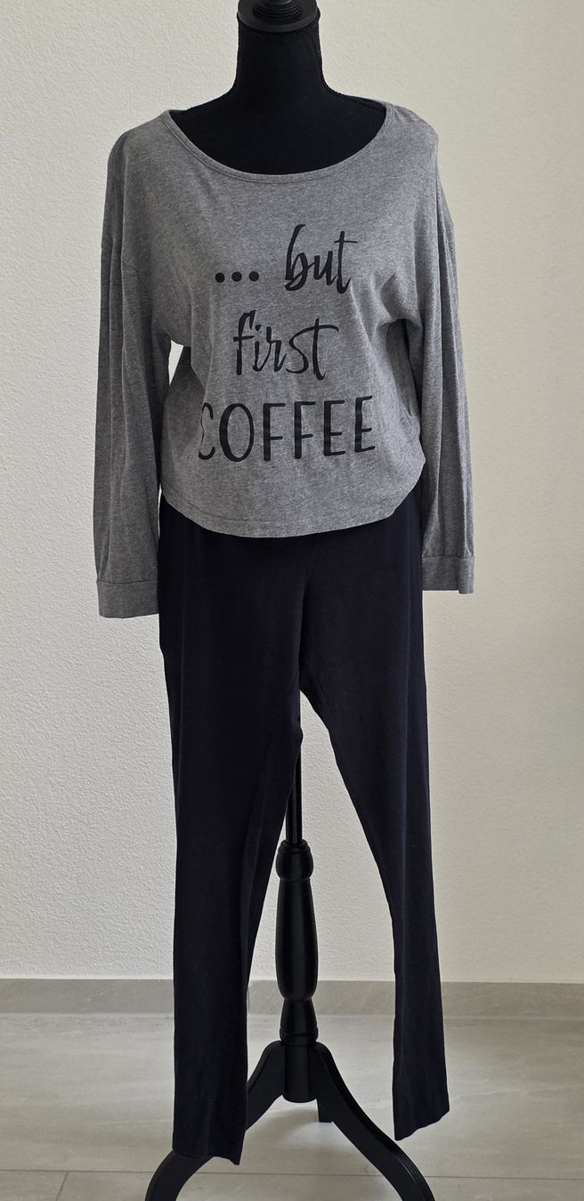 Negligees & Pigiami: Pyjama-Set BPC Langarmshirt Hose Grösse M,  Baumwolle  – Usato da Rheinsulz venduto da Gilea