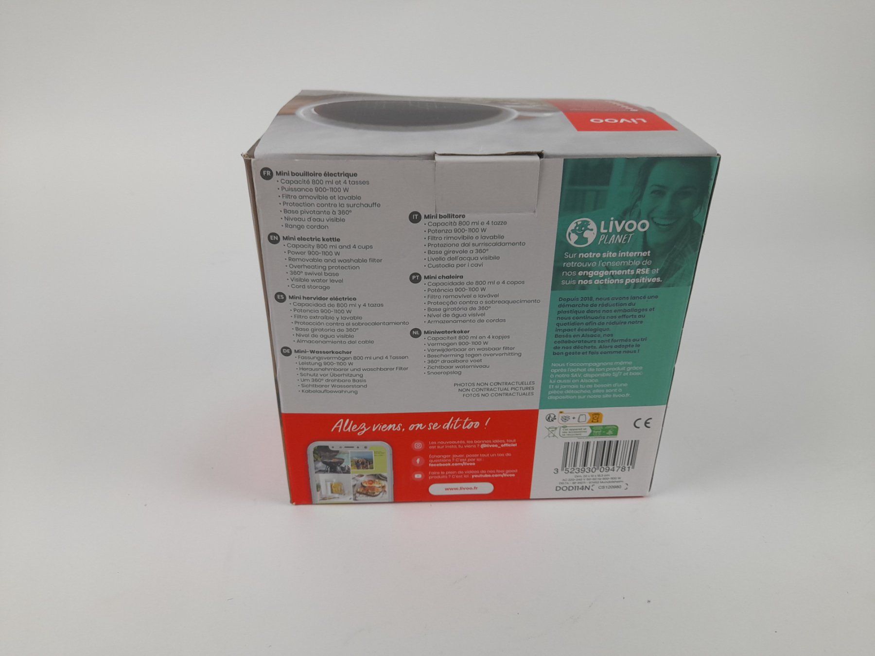 Bollitori: LIVOO Mini electric kettle – Nuovo (secondo la descrizione) da Liebefeld venduto da Restwert_Liebefeld 1
