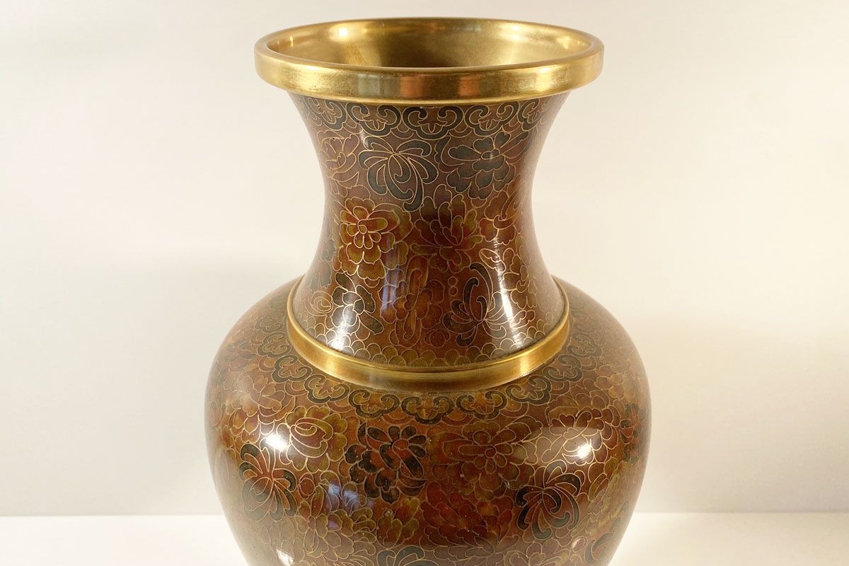 Vasi & Recipienti: Grosse chinesische Cloisonné Vase – Usato da Ballwil venduto da ClassicGallery 5