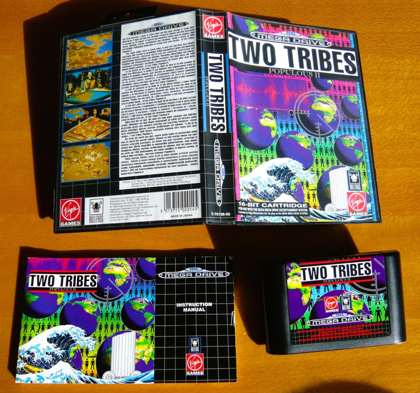 Sega Giochi: Mega Drive : Two Tribes POPULOUS 2 – Usato da Onex venduto da Jaguar1986 1