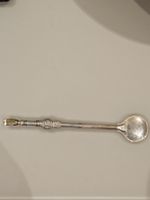 ancienne paille à  maté en argent 800