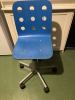 Kinder Bürostuhl Top Zustand, Blau, Rollen