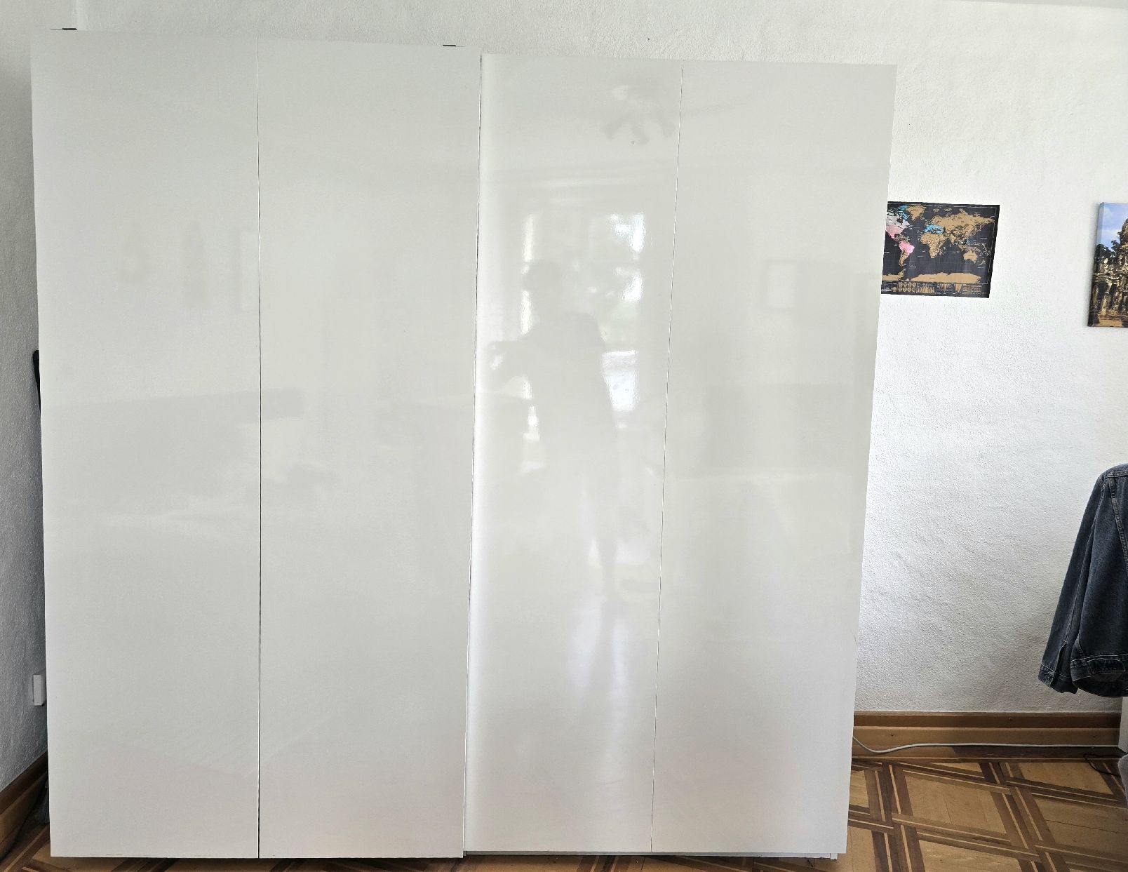 Armoires: PAX / HASVIK Kleiderschrank Weiss – D'occasion à St. Gallen par mon_kcz6