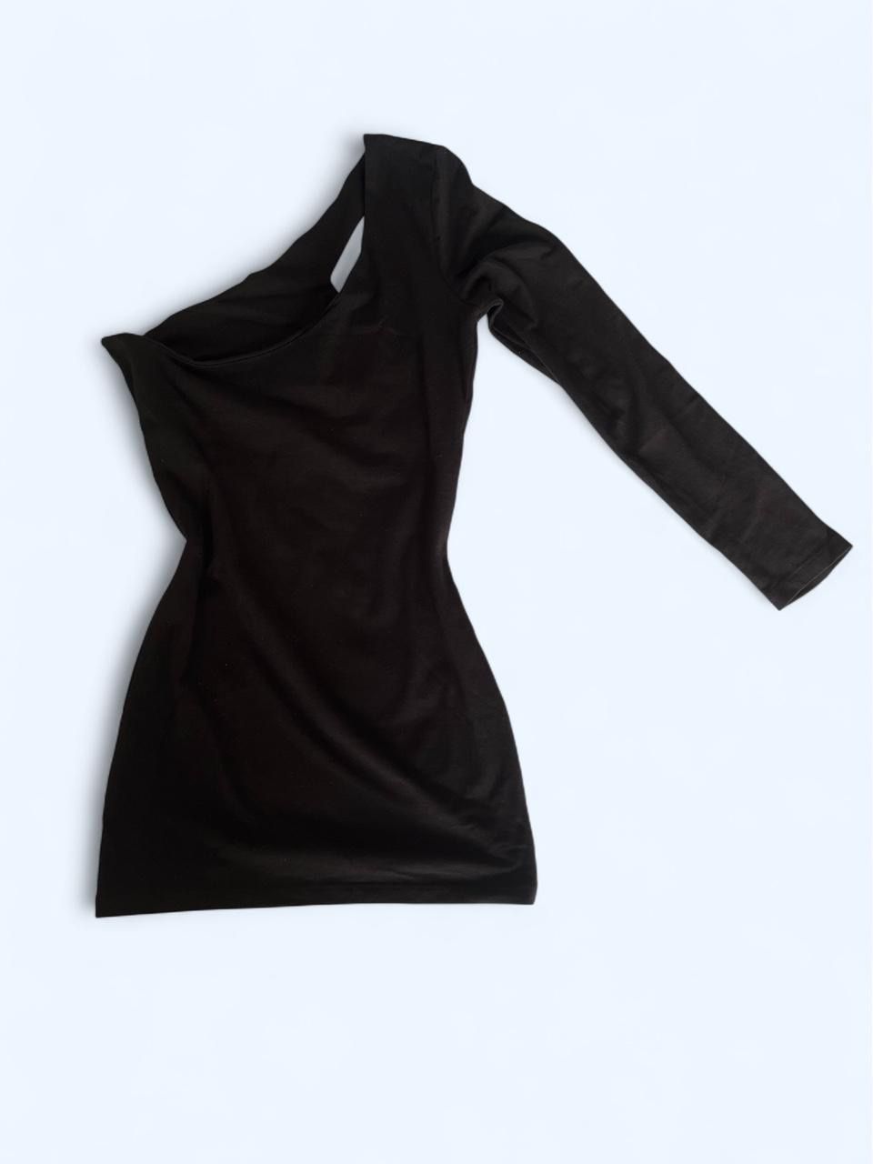 Vestiti: minikleid Schwarzes One-Shoulder Kleid subdued bodycon – Nuovo (secondo la descrizione) da Stäfa venduto da Schatztruhe05 2