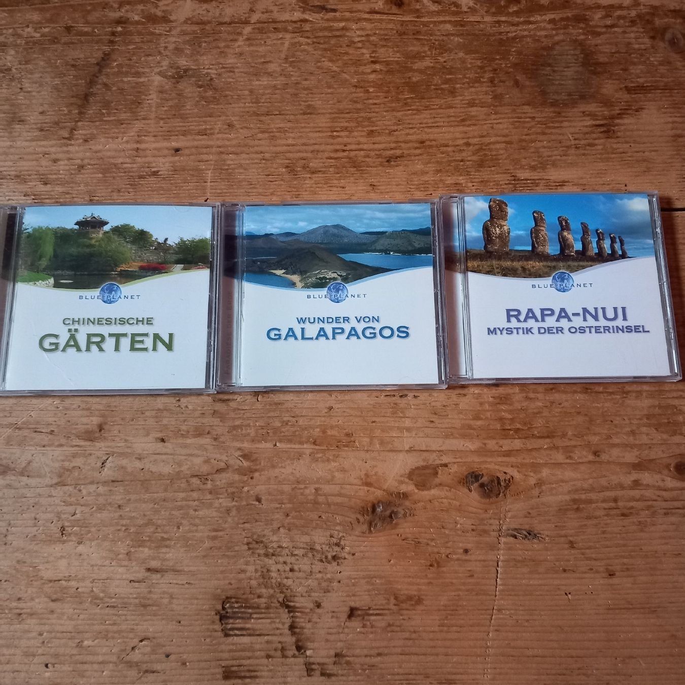 CDs: Blue Planet CD Set: Chinesische Gärten, Galapagos, Rapa Nui – Gebraucht aus Ganterschwil von zaz_h9b6