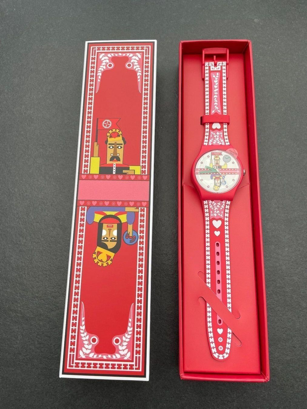Swatch Orologi: Swatch Aktionärsuhr 2022 – Nuovo e nell'imballaggio originale da Lohn-Ammannsegg venduto da Maledi