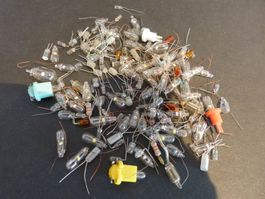 Glühbirnchen Konvolut sehr kleine diverse