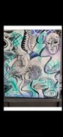 Der Eulen ~ Traum ( Acrylbild) einer Künstlerin aus ( BL/CH)