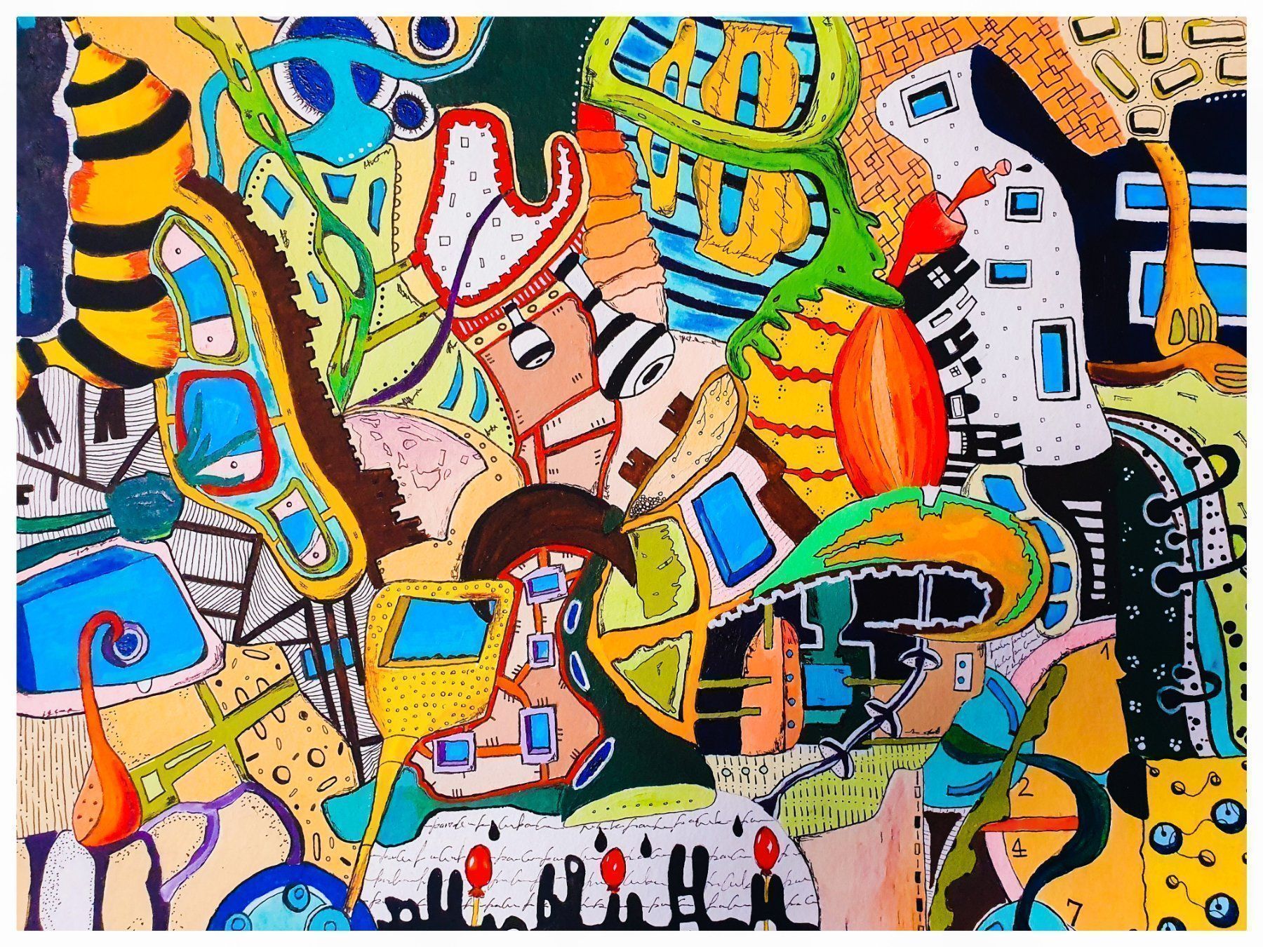 Dipinti: "Aquarium" 50x70 cm – Nuovo e nell'imballaggio originale da Kreuzlingen venduto da eszanza