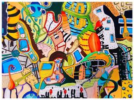"Aquarium" 50x70 cm