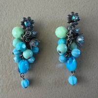 GAS BIJOUX Ohrringe in Blau / Türkis 🩵