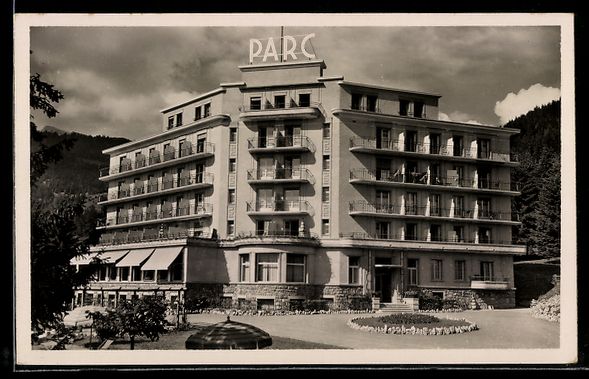 Cartoline postali: AK Villars, Hotel du Parc – Usato da Berlin venduto da bartko-reher