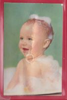 QUITSCHKARTE, BÉBÉ IM SCHAUMBAD, 31.7.1966