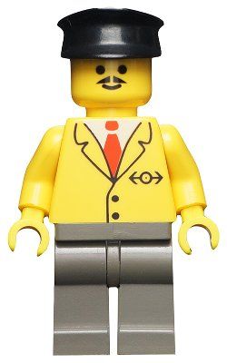 Lego Baukästen: Lego Eisenbahnangestellter (trn059) – Gebraucht aus Basel von Swi-7621