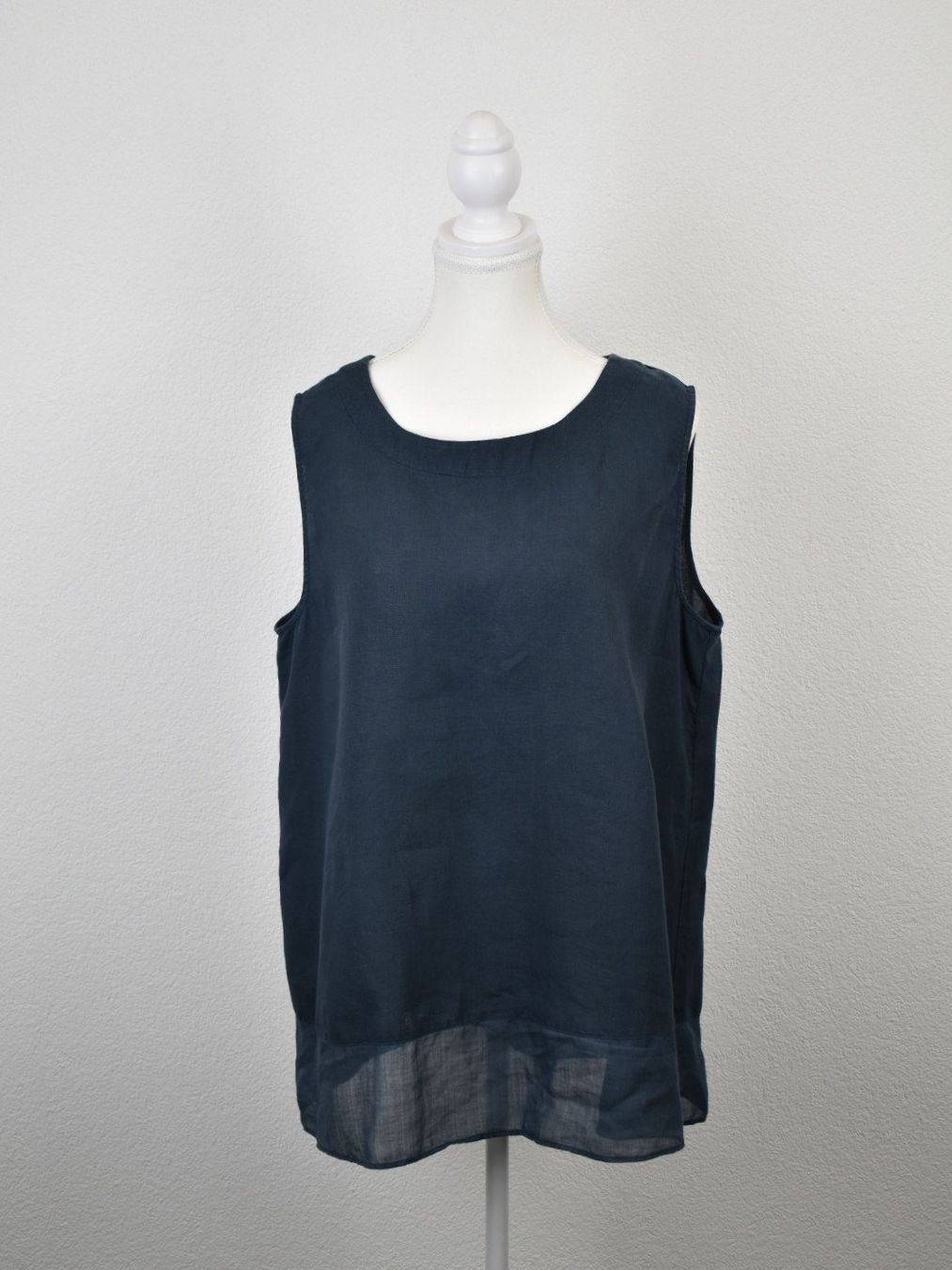 Rosso35 Top: Rosso35 Top, Leinen, Gr.42/44, blau – Nuovo (secondo la descrizione) da Nürensdorf venduto da 2ND_STORY 1