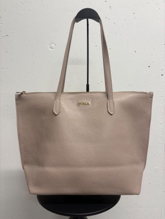 Furla Shopper Tasche Leder Rosa Puder Tote Bag
