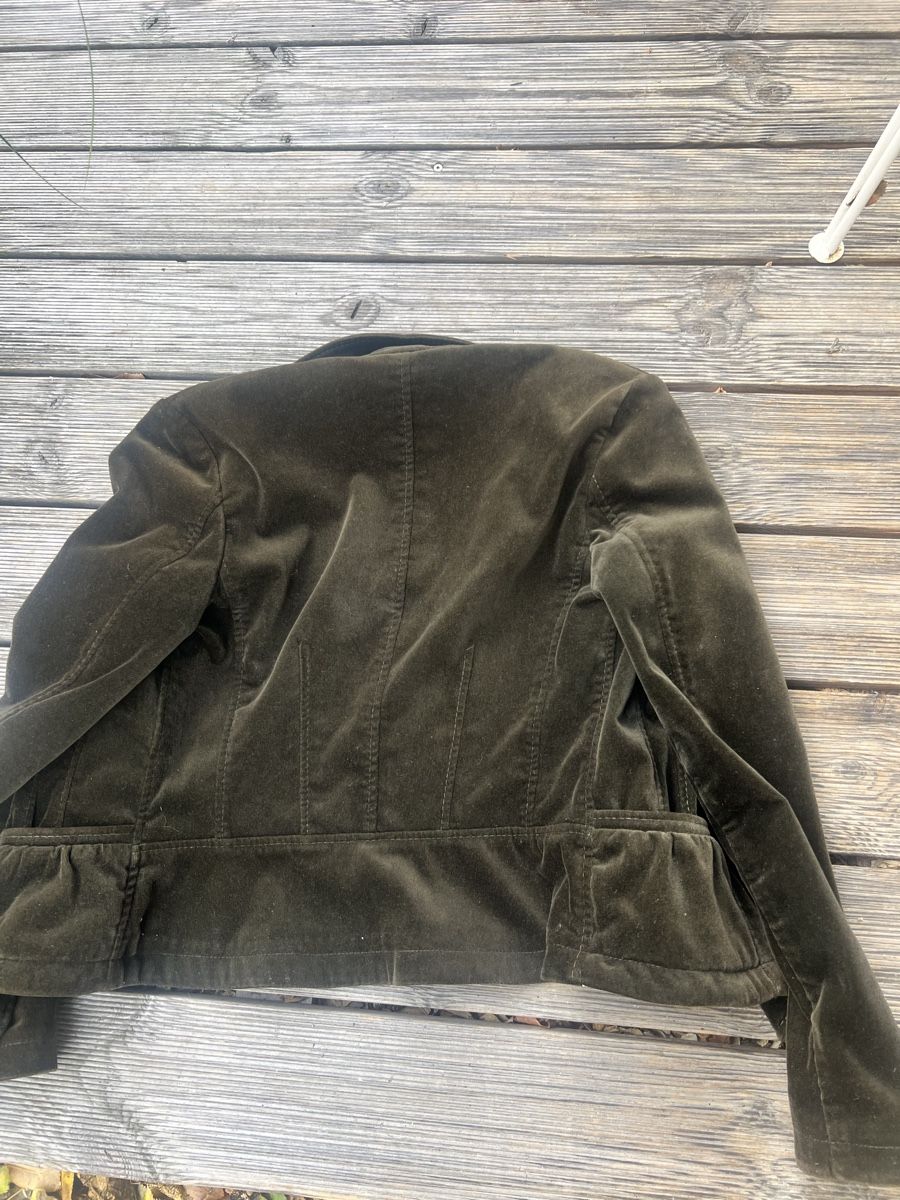 Giacche: Olive Samt Blazer  St Emile,  olive lässig Gr.36 – Usato da Burgdorf venduto da puppennetz 5