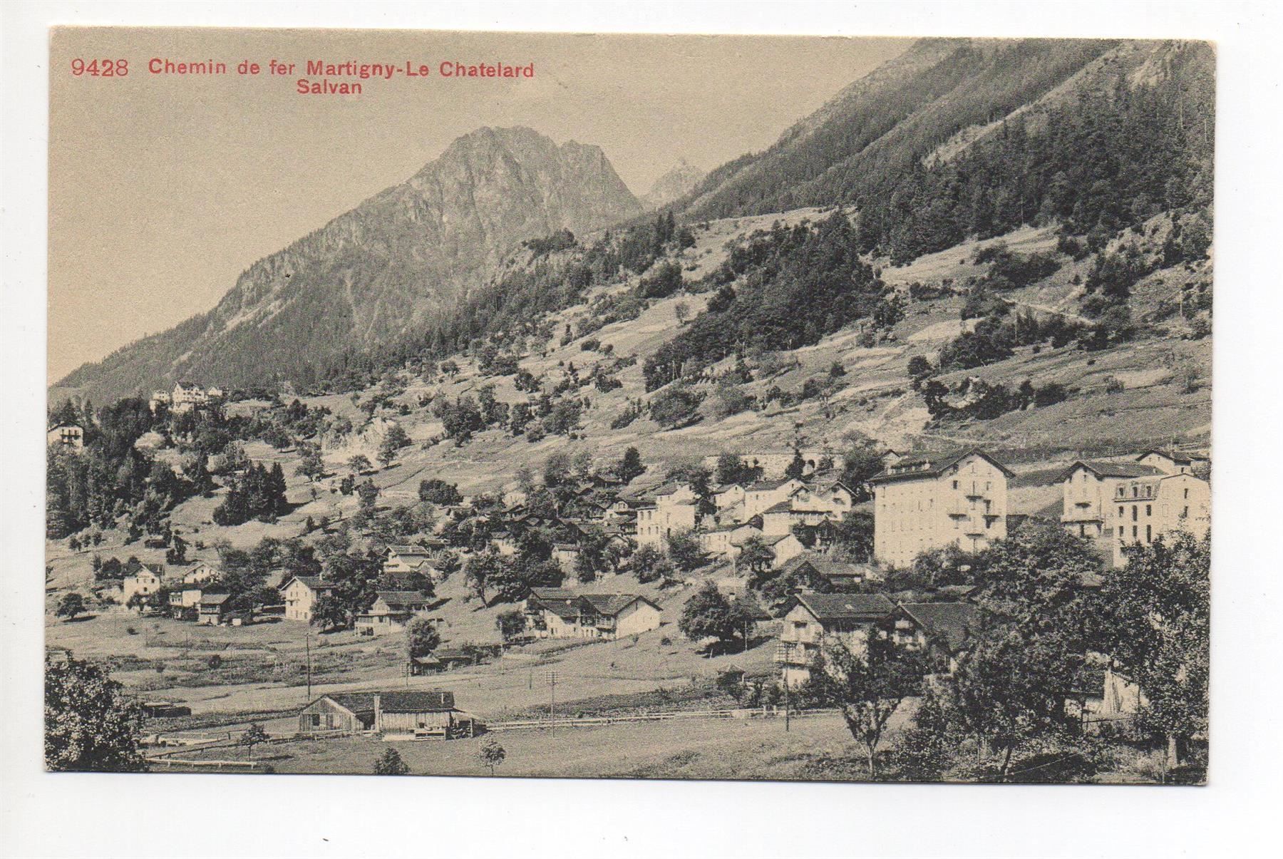 Cartes postales: SALVAN Bahn Martigny-Le Chatelard – Neuf (Voir description) à Jona par philajona