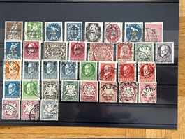 Lot Briefmarken Bayern, Volksstaat Bayern
