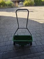 Streuwagen Migarden grün, gebrauchter Zustand