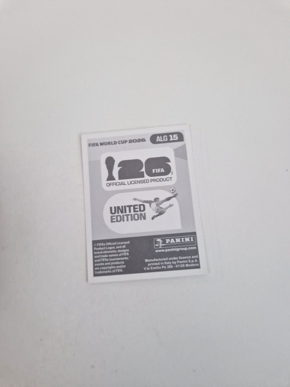 Panini Cartes à collectionner: Panini Sticker ALG15 – Neuf (Voir description) à Stüsslingen par white_angel86 1