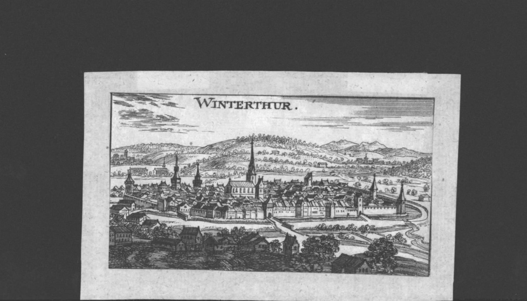 Incisioni: Winterthur Kupferstich von Riegel – Usato da Rafz venduto da Helvet32
