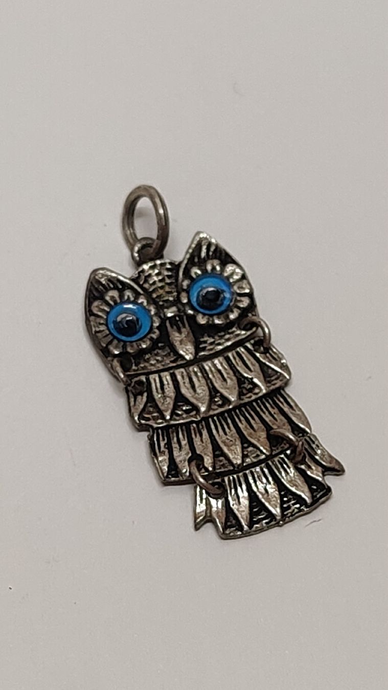 Anhänger: Anhänger Eule Silber 925 (S4) – Gebraucht aus Neuenhof von SchnaeppliAllerlei