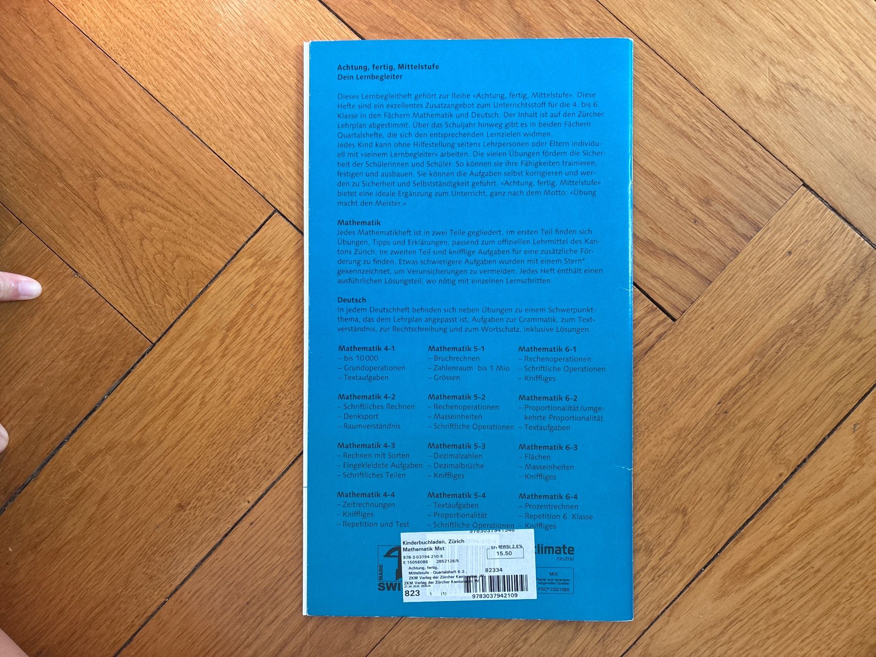 Libri: ZKM Mathematik 6-3 Dein Lernbegleiter – Usato da Zollikon venduto da mythenschloss 1