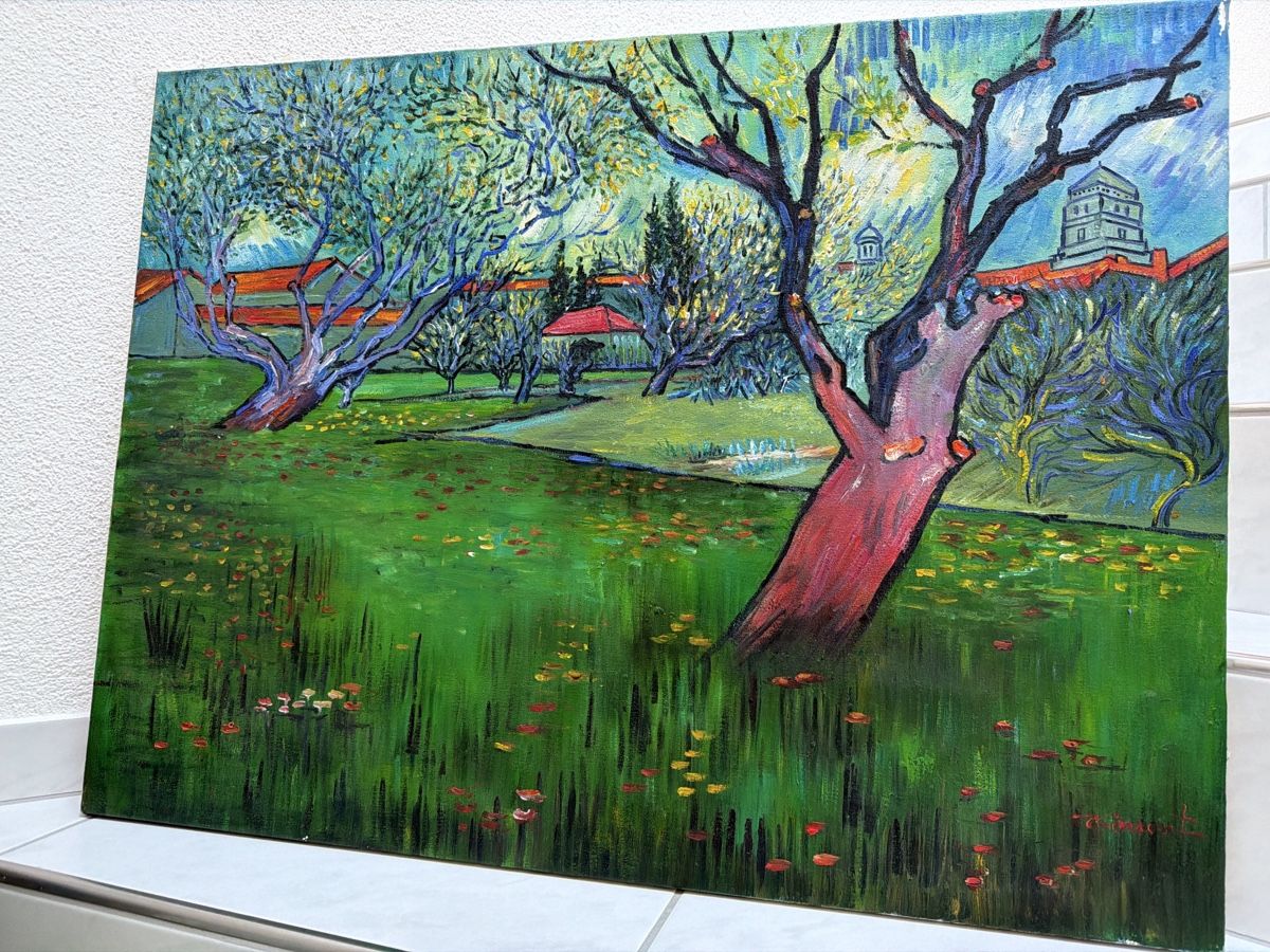 Dipinti: Gemälde, Reproduktion nach Van Gogh. – Usato da Biberist venduto da Momo33 6