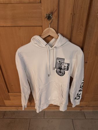 Sweat à capuche DC blanc,Taille M