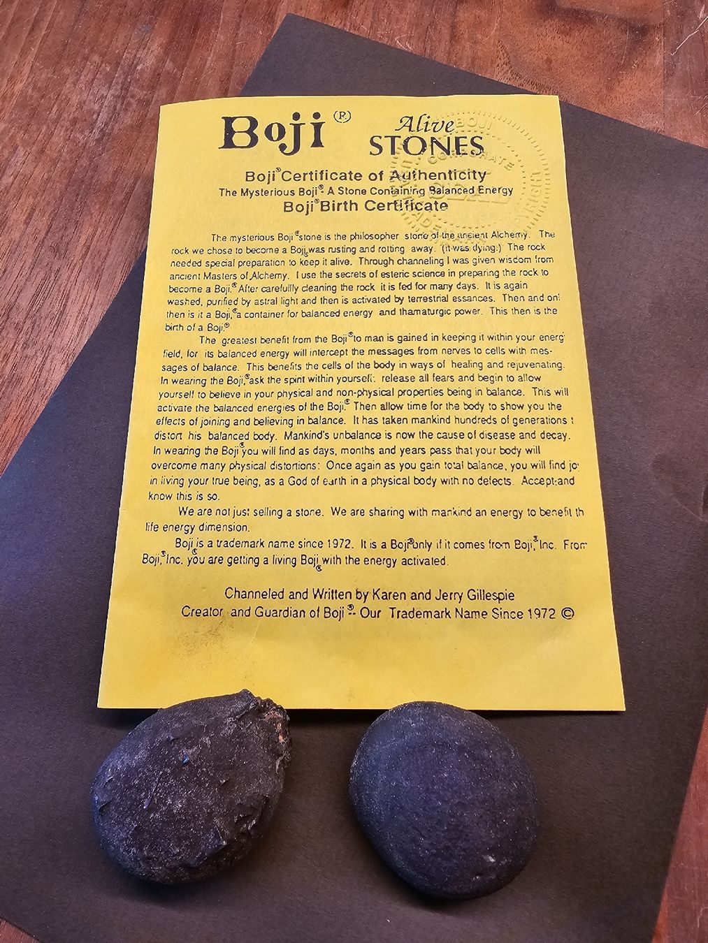 Minerali & Pietre curative: Boji Stones Paar / lebende Steine – Nuovo e nell'imballaggio originale da Oberwil BL venduto da 007re 6