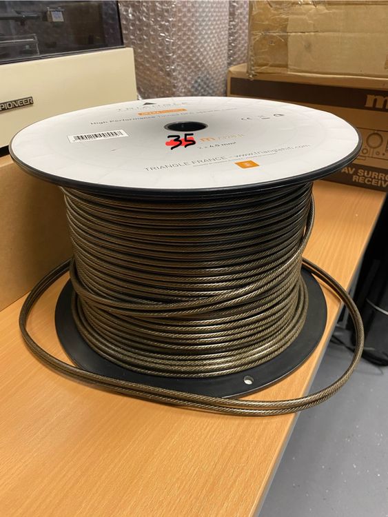 35 METERS TRIANGLE OPERA CABLE OS100C 4mm2 (Neuf avec emballage d ...