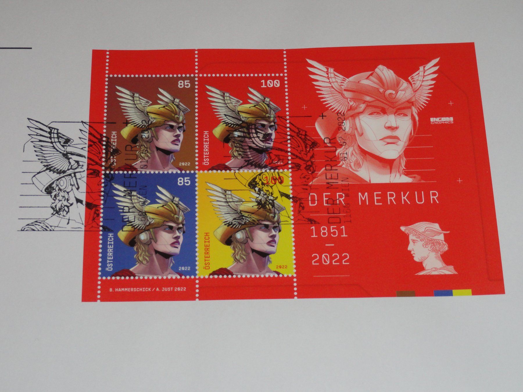 Ersttagsbrief Crypto Stamp Art 