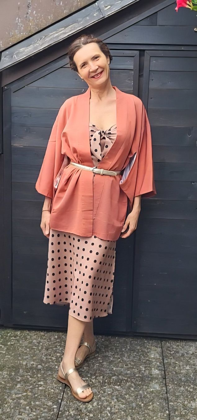 Kimono: Kimono orange – Nuovo (secondo la descrizione) da Fribourg venduto da VictoriaShop7 7