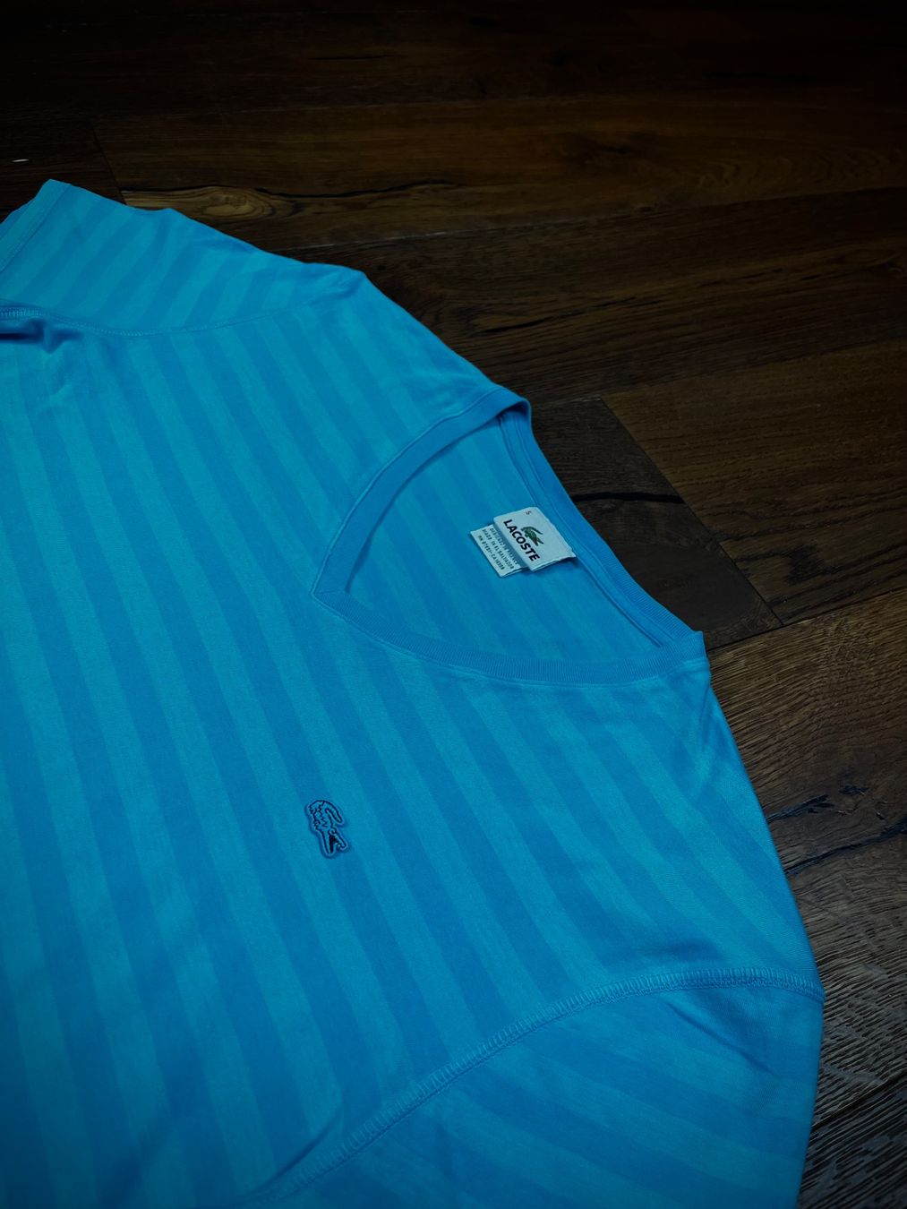 Lacoste T-shirt: Blaues Lacoste Shirt – Usato da Lindau venduto da KT_Vintage 1
