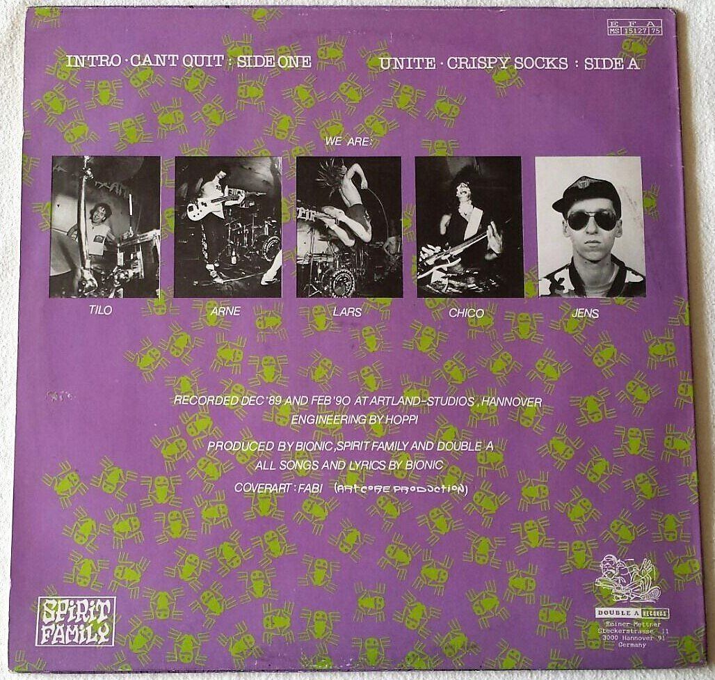 Schallplatten: Bionic - Bionic - EP - 1990  - First Press - Green Vinyl – Gebraucht aus Uster von Zardodel 1