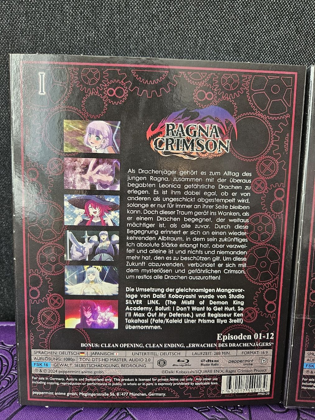 Alle DVDs: Ragna Crimson Volume 1 & 2 Blu-ray Anime – Gebraucht aus Rudolfstetten von KingArabi 1