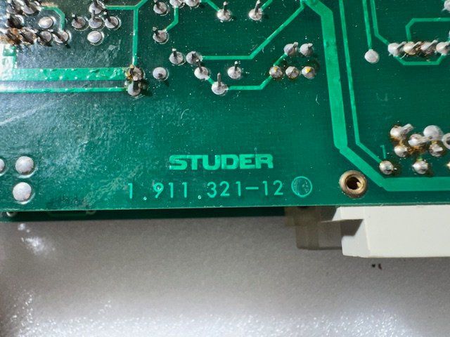 Studer Console di mixaggio: Studer Fader 1.911.321.12 Preis pro Stück – Usato da Suhr venduto da Audiobruno 2