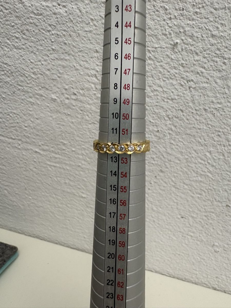 Anelli: Gelbgoldring mit Diamanten – Nuovo (secondo la descrizione) da Zug venduto da Amedea36 7