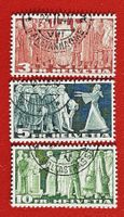 SYMBOLISCHE BILDER 216W - 218W SATZ SAUBERE STEMPEL 1942
