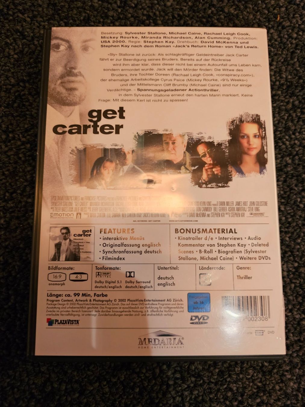 Tutti i DVDs: GET CARTER (13563) – Usato da Ruswil venduto da M71 1