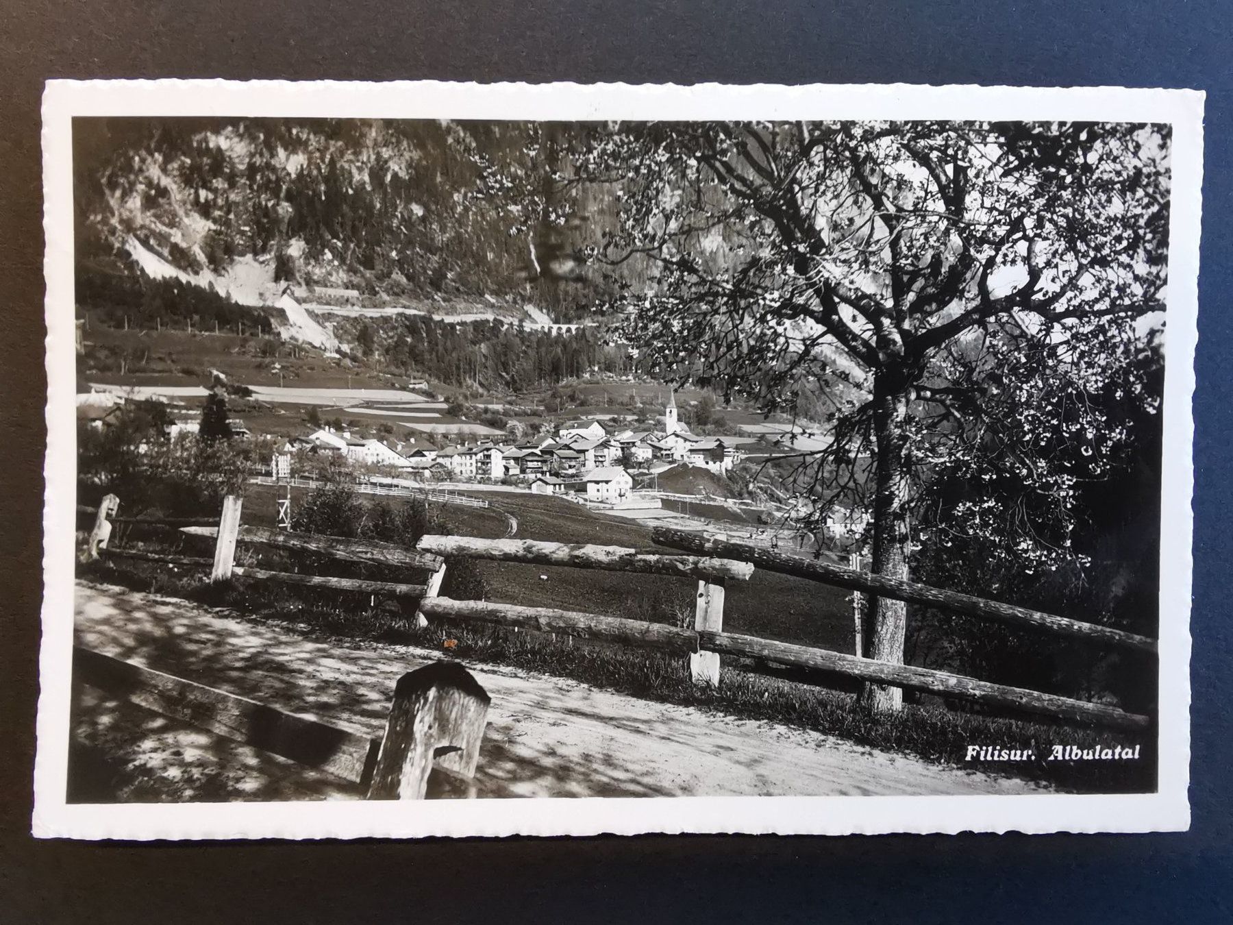 Cartoline postali: Ansichtskarte Filisur  1947  Graubünden – Usato da Rheineck venduto da kat_7gld