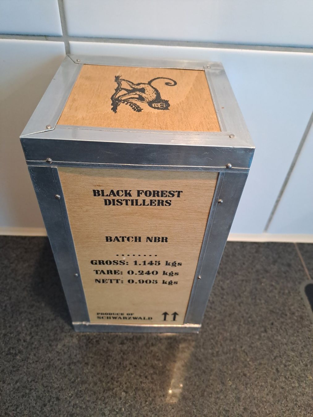 Monkey 47 Spirituosen: Monkey 47 Gin Distiller's Cut 2015 mit Goldring und Box – Neu und originalverpackt aus Elsau von Kellerraeumung 7