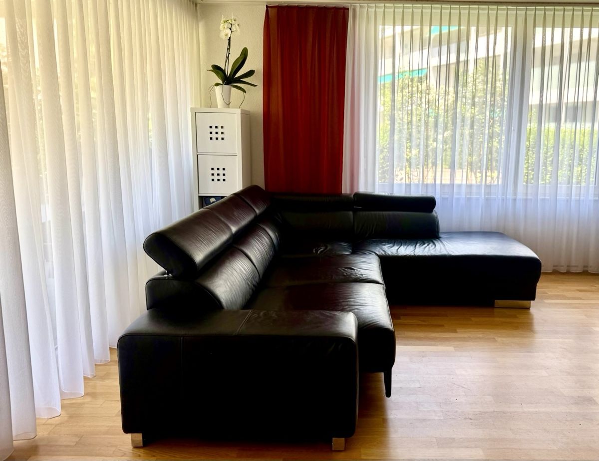 Sofas: Ecksofa Leder schwarz gebraucht – Gebraucht aus Effretikon von Xsoni 2