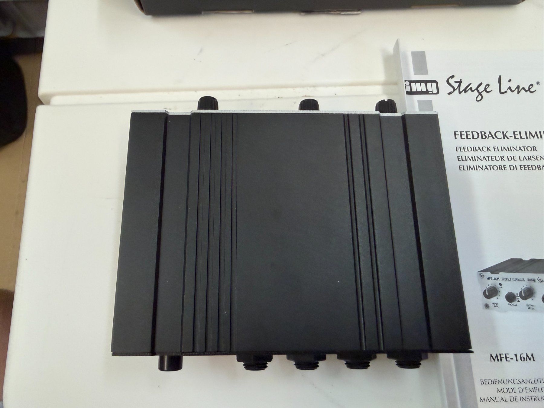 Equalizzatori: IMG Stage Line MFE-16M Stereo DSP Feedback Controller, OVP – Nuovo e nell'imballaggio originale da Hettlingen venduto da gnaeges 4