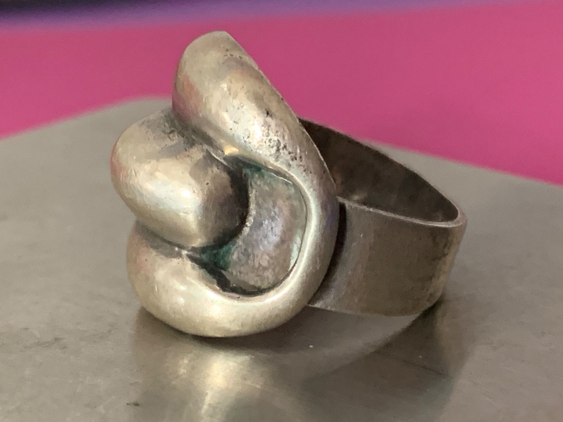 Ringe: Silberring abstrakt bombastisch (56) – Gebraucht aus Dittingen von Bellevista 2