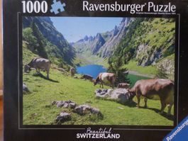 Ravensburger Puzzle   " Fälensee " Beautiful Switzerland