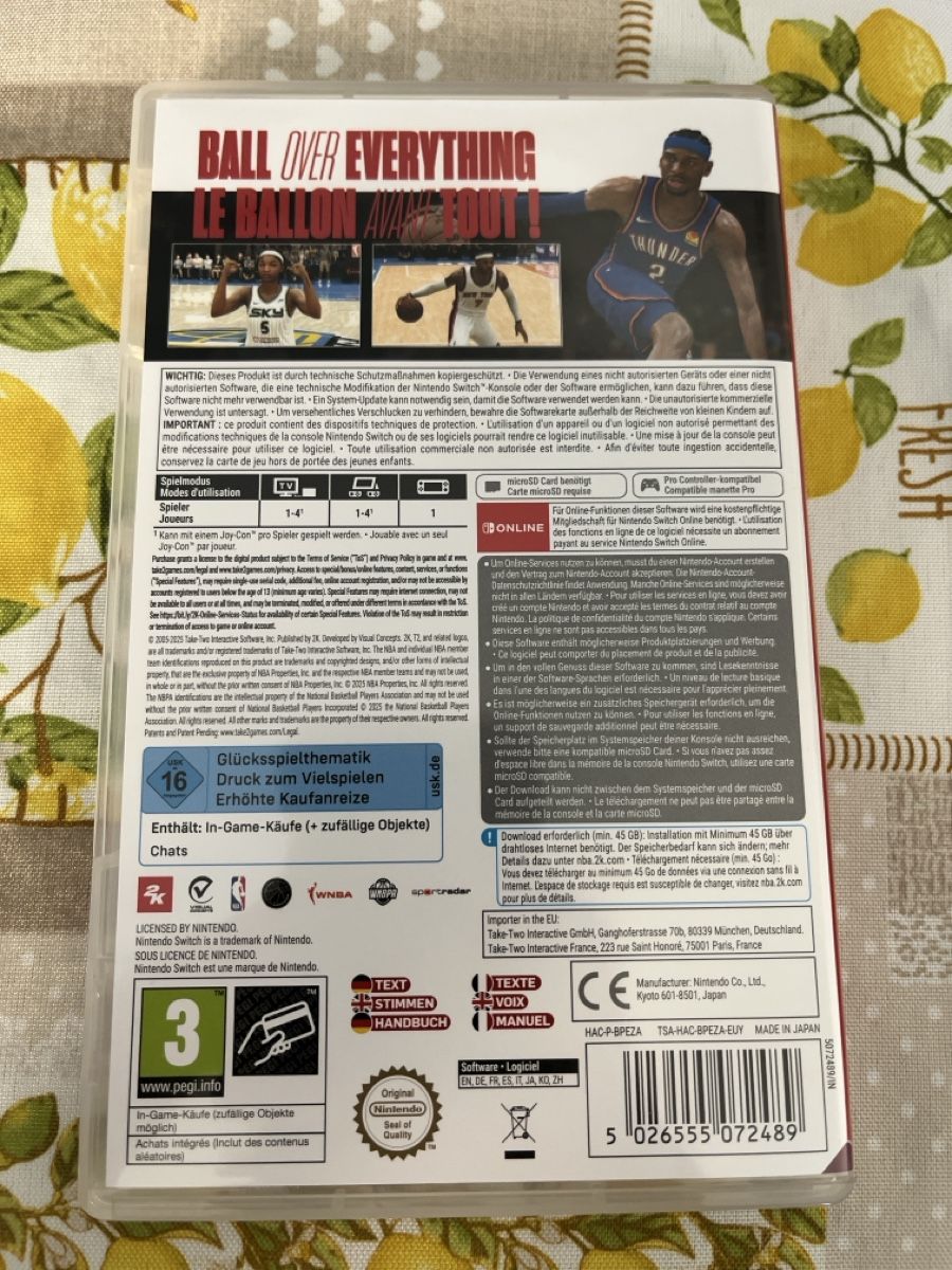 Nintendo Giochi: 2k26 nintendo switch game – Usato da Lugano venduto da eli_27zr 2